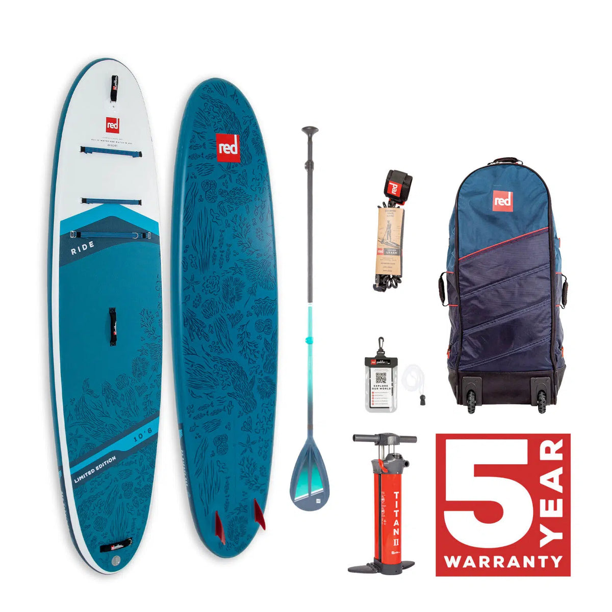 Red Paddle Co 10´6 Ride MSL Limited Edition Paketdeal
