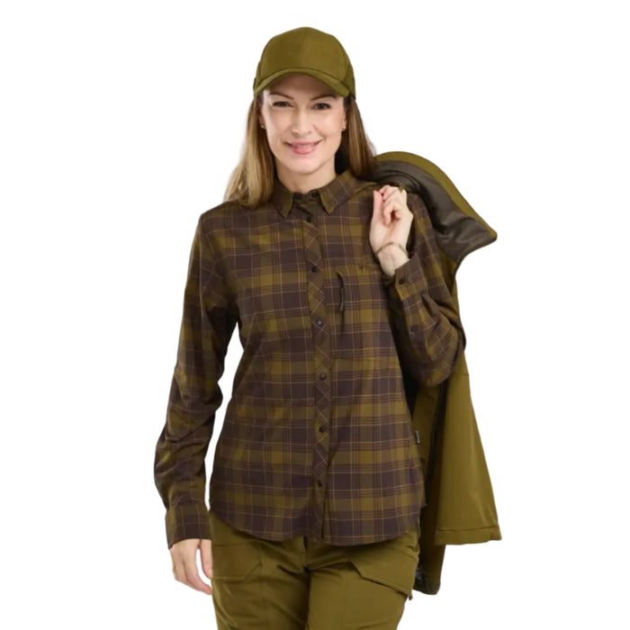 Pinewood Abisko Trekking InsectSafe L/S Shirt Dam