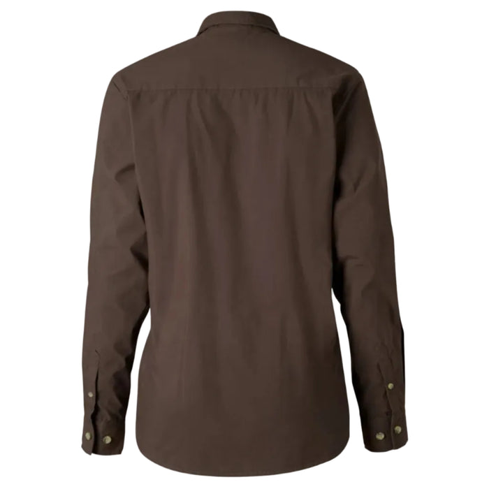 Pinewood InsectSafe Poplin L/S Shirt Dam D.Olive