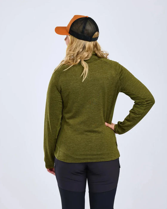 Pinewood Abisko Fleecejacka Dam Olive Green