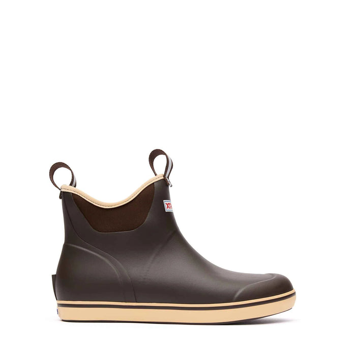XTRATUF Men's 6" Ankle Deck Boots Chocolate/Tan