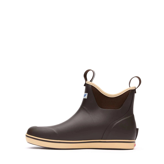 XTRATUF Men's 6" Ankle Deck Boots Chocolate/Tan