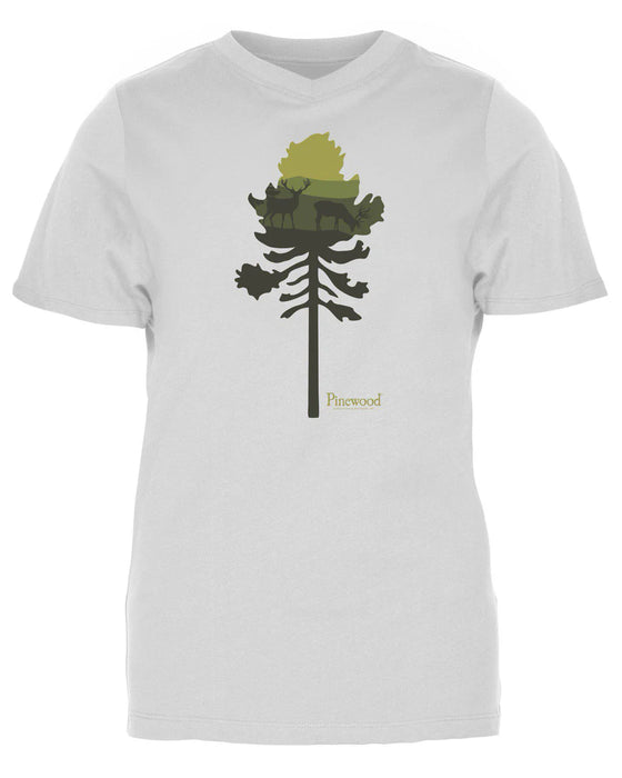 Pinewood Finnveden Recycled Outdoor T-shirt W vit