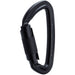 NRS Sliq Twist Lock Carabiner Karbinhake i svart