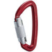 NRS Sliq Twist Lock Carabiner Karbinhake i röd