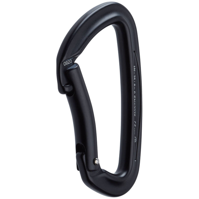 NRS Sliq Bent Gate Carabiner Karbinhake i svart