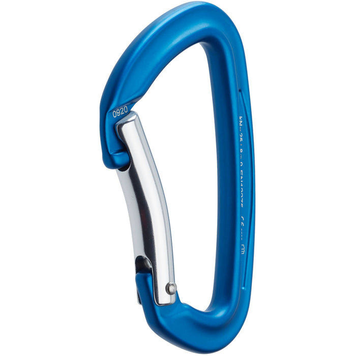 NRS Sliq Bent Gate Carabiner Karbinhake i blå