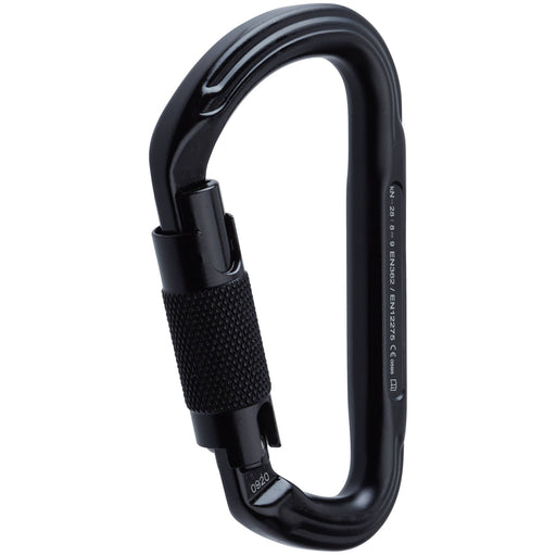 NRS Nuq Twist Lock Carabiner Karbinhake i svart