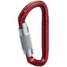 NRS Nuq Twist Lock Carabiner Karbinhake i röd