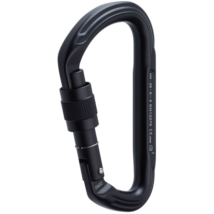 NRS Nuq Screw Lock Carabiner Karbinhake i svart