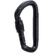 NRS Nuq Screw Lock Carabiner Karbinhake i svart