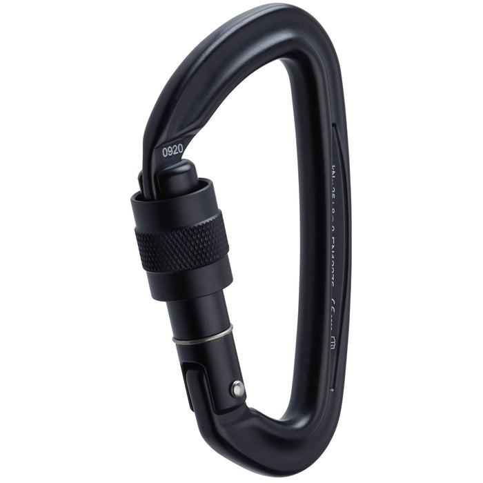 NRS Sliq Screw Lock Carabiner Karbinhake i svart