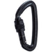 NRS Sliq Screw Lock Carabiner Karbinhake i svart