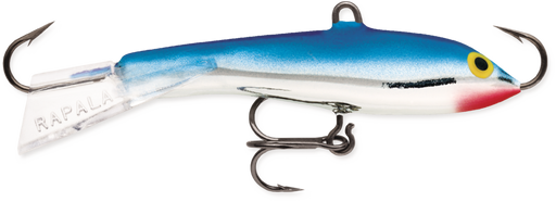 Rapala Jigging Rap balansare för isfiske, färg Chrome Blue (CHB)