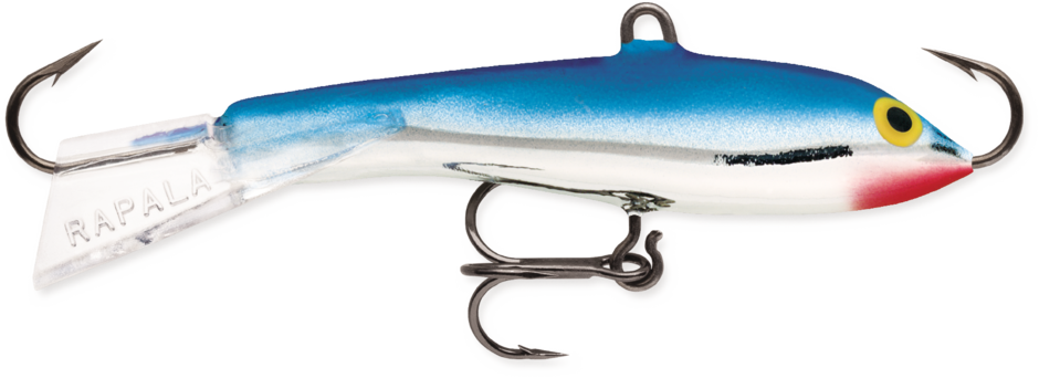 Rapala Jigging Rap balansare för isfiske, färg Chrome Blue (CHB)