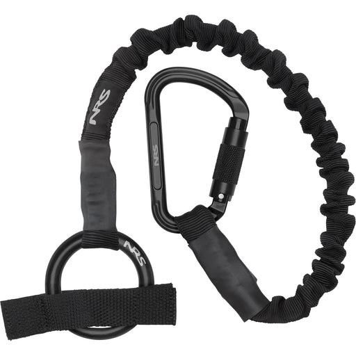 NRS Tow Tether with Carabiner Bogseringsögla i svart, 33 tum