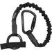 NRS Tow Tether with Carabiner Bogseringsögla i svart, 33 tum
