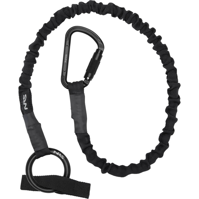 NRS Tow Tether with Carabiner Bogseringsögla i svart, 53 tum