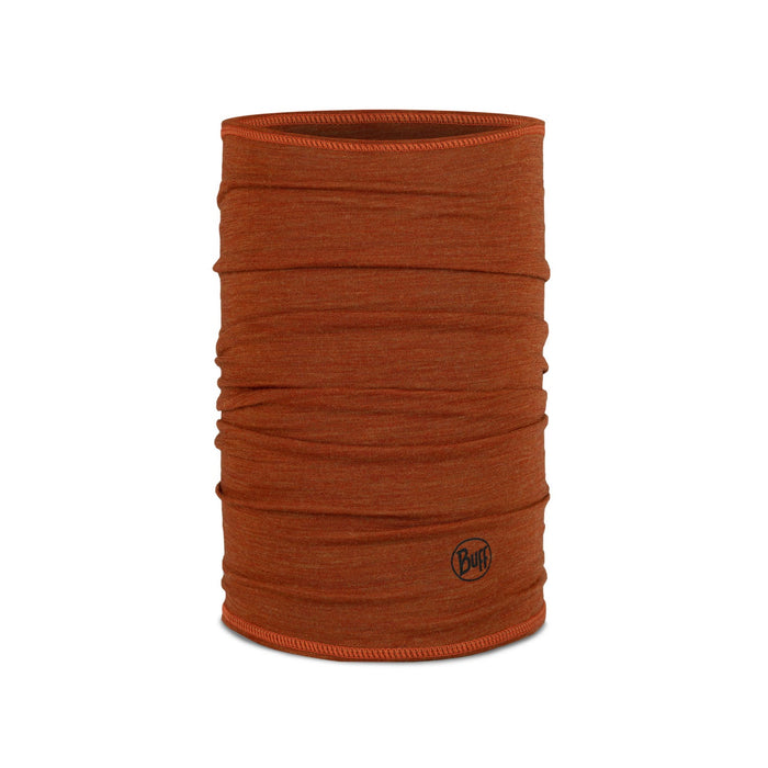 Buff Merino Lightweight Neckwear Solid Cinnamon halsvärmare i merinoull