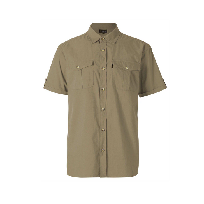 Pinewood Safari Kortärmad Skjorta Herr - Sand