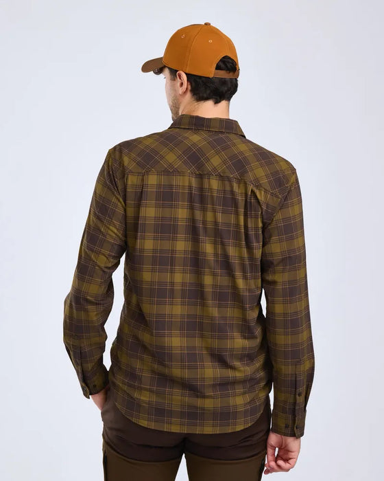 Pinewood Abisko Trekking InsectSafe L/S Shirt Herr D.Olive