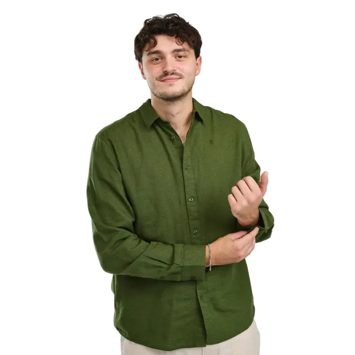 Pinewood Värnamo InsectSafe Hemp Mix L/S Shirt Herr