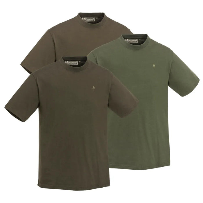 Pinewood 3-pack T-shirt Herr