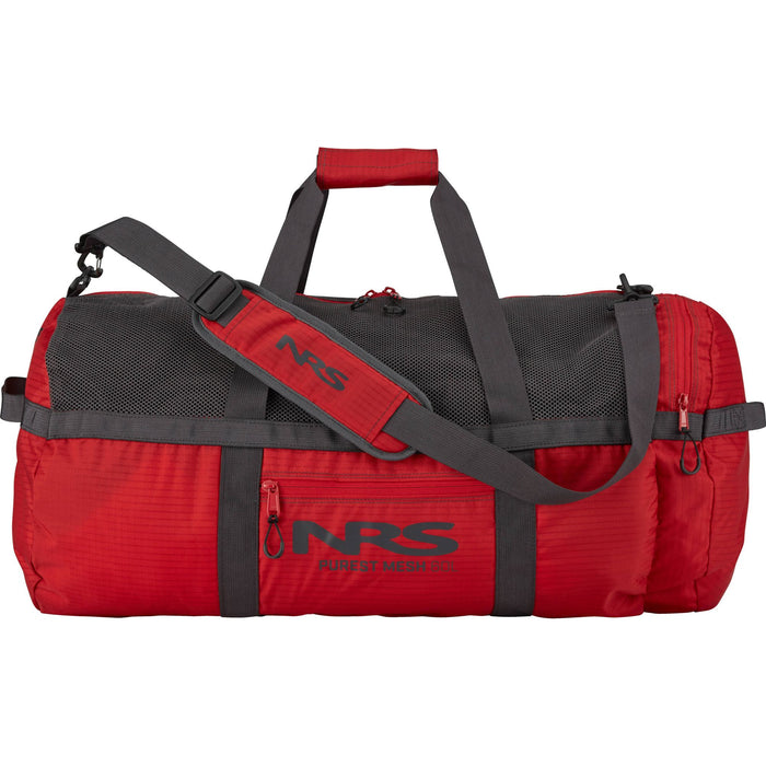 NRS Purest Mesh Duffel Bag Duffelväska i röd