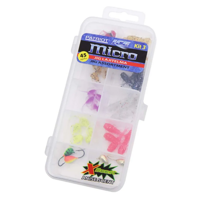 Patriot Ice Micro Jigg-set 45 st