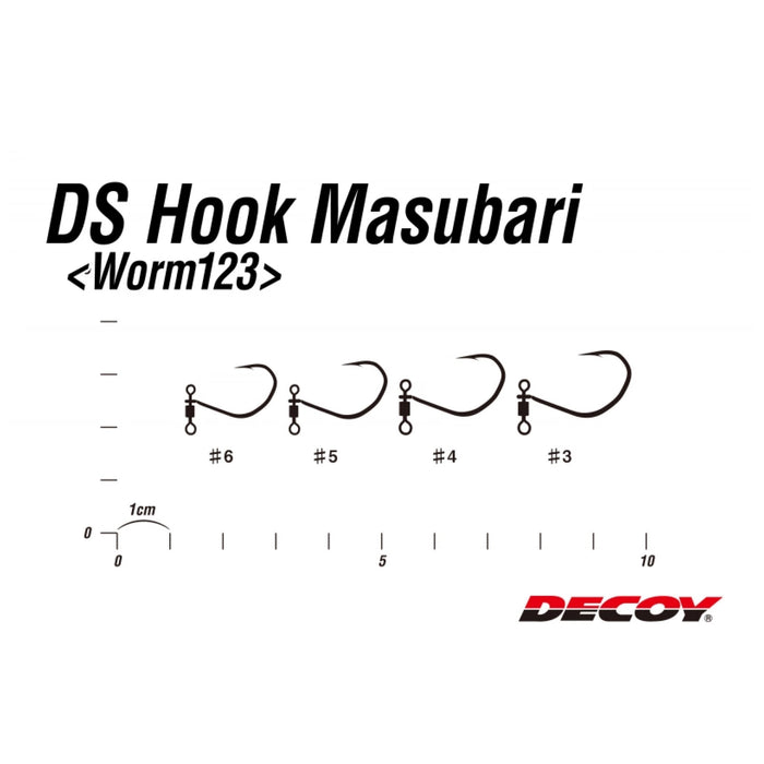 Decoy Worm123 DS Hook Masubari 6