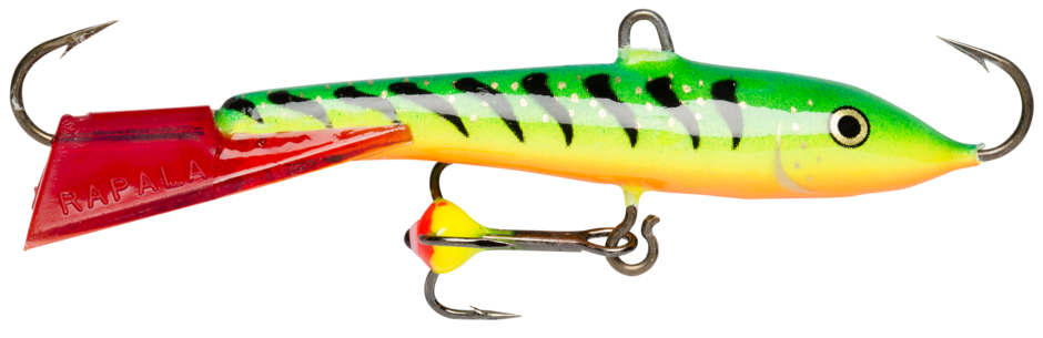 Rapala Jigging Rap WH 5 cm balansare för isfiske, färg Glow Tiger (GT)