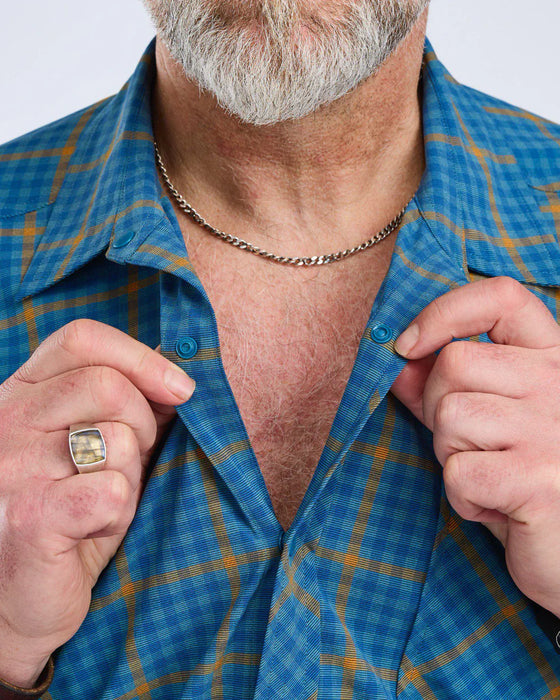 Pinewood Outdoor Kortärmad Skjorta blå