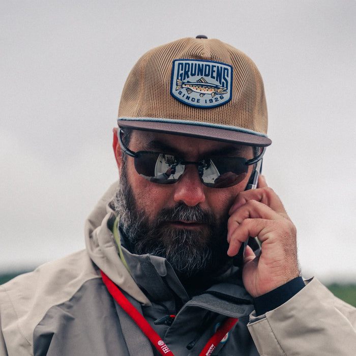 Grundéns Trout Patch Mesh Trucker