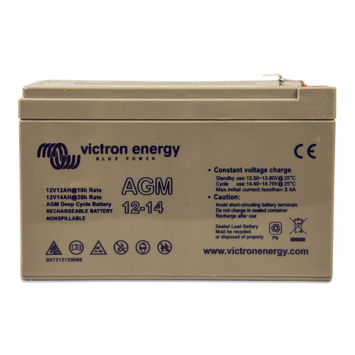 Victron Energy AGM Deep Cycle batteri 12V/14Ah, produktbild