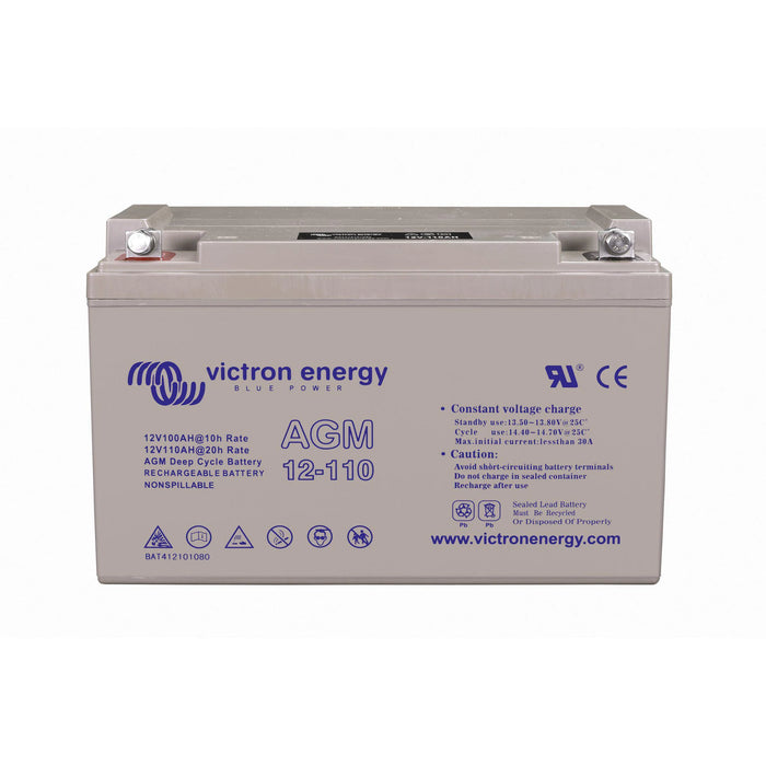 Victron Energy AGM Deep Cycle batteri 12V/110Ah, produktbild