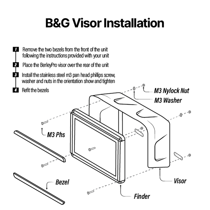 BerleyPro B&G Vulcan Skärmskydd