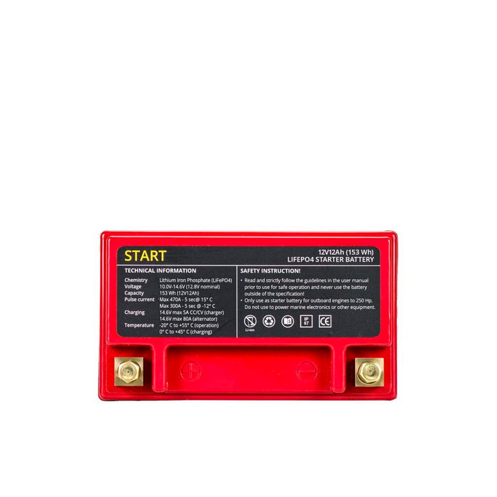 Rebelcell 12V12ah 250HK Start Lithium Battery
