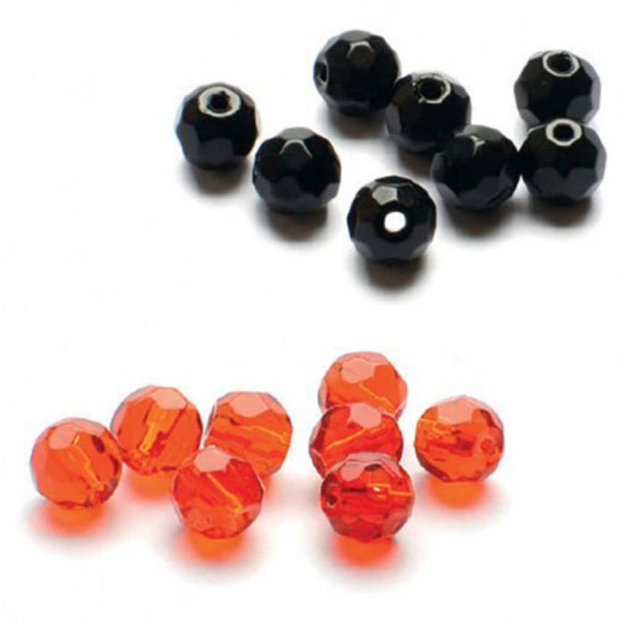 Darts Glass Beads Faceted 9 pack 6mm