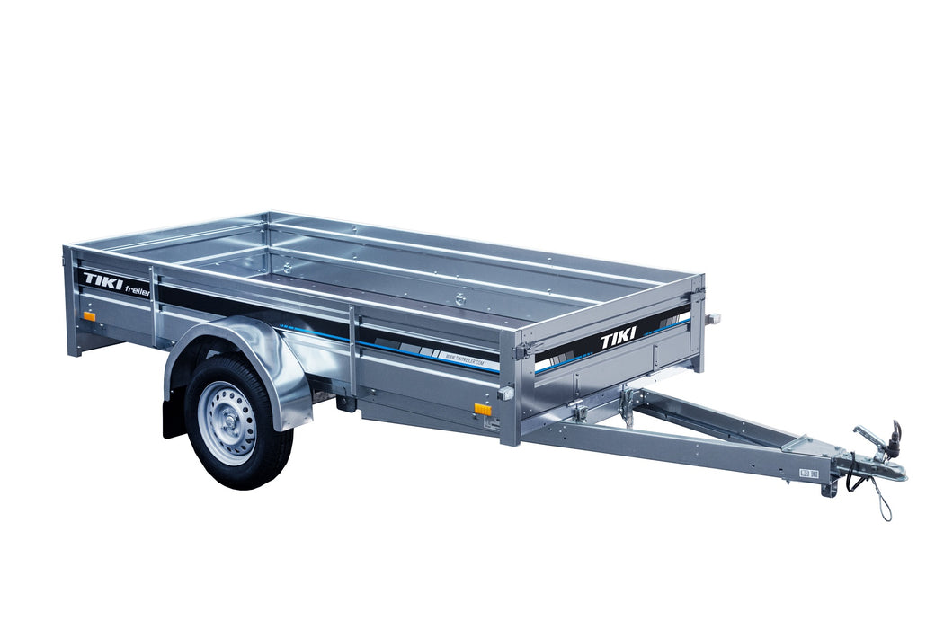 Tiki CS265-R Obromsad släpvagn 750kg med 70cm Galler