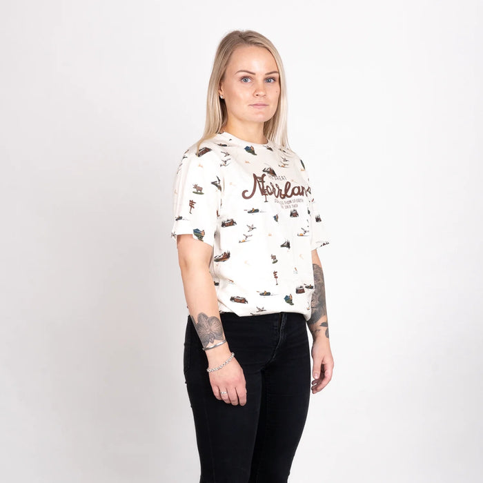 Sqrtn Great Norrland T-Shirt - Karte Cream
