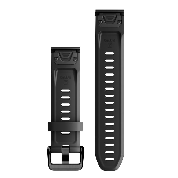 Garmin QuickFit® 20 Klockarmband Svart Silikon