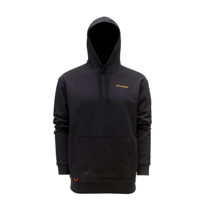 Grundens Displacement DWR Hoodie Tuna Tattoo Black