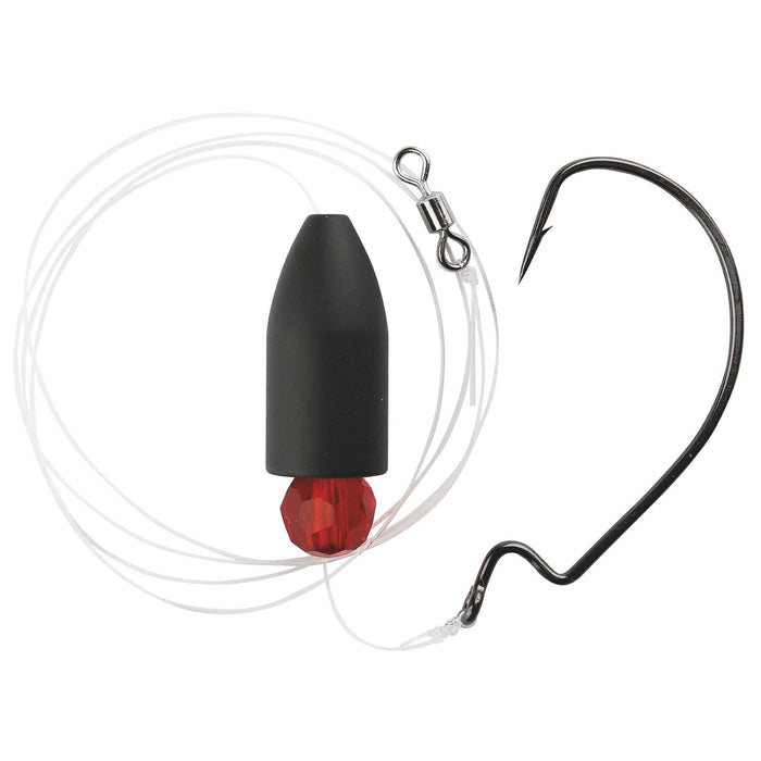 Darts SBS Texas Rig 10,6 g (K7851-2010) – färdigknutet tackel med offsetkrok, mässingssänke och lina