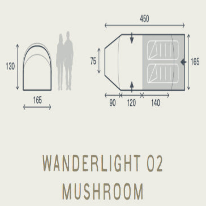 Kampa Wanderlight 02 Tält