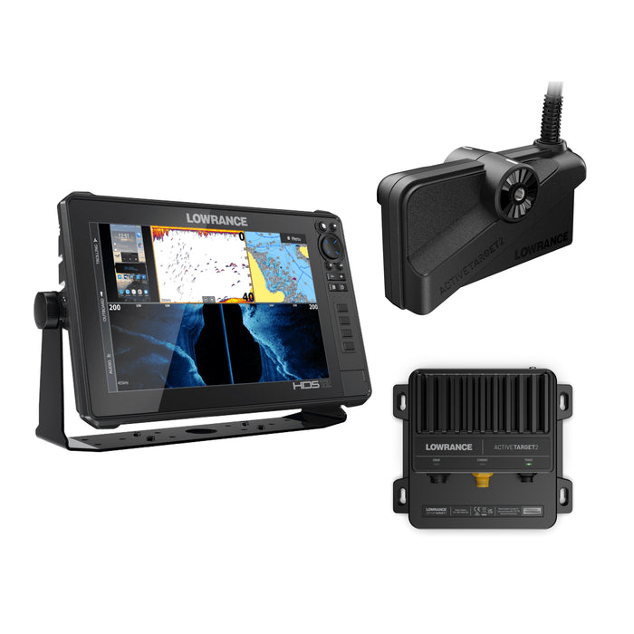 Lowrance HDS-12 LIVE No Transducer (ROW) + Lowrance Active Target 2 Pa —
