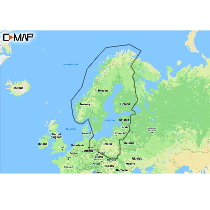 C-MAP 4D Baltic Sea Continental