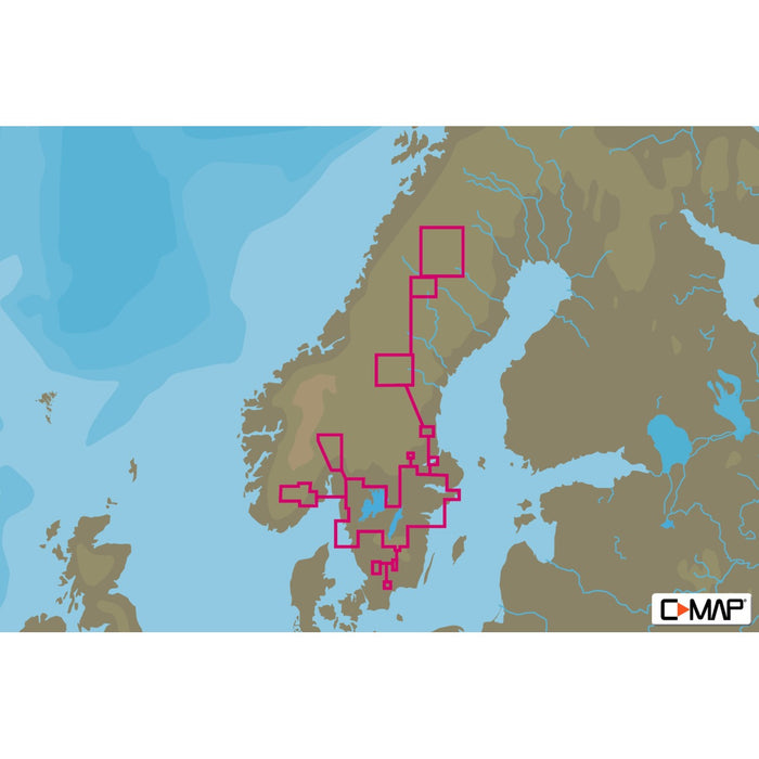 C-MAP MAX Scandinavia Inland Waters