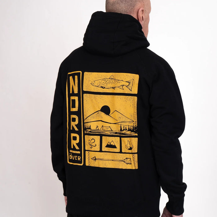 SQRTN Norröver Hoodie - Black