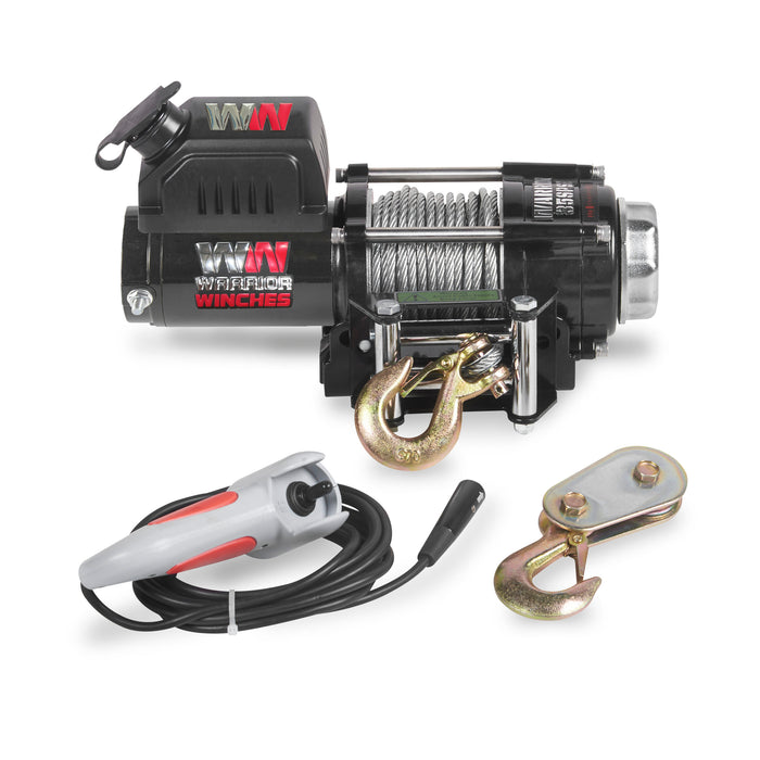 Warrior Winches Ninja 3500 Elektrisk vinsch 12V – Stålvajer