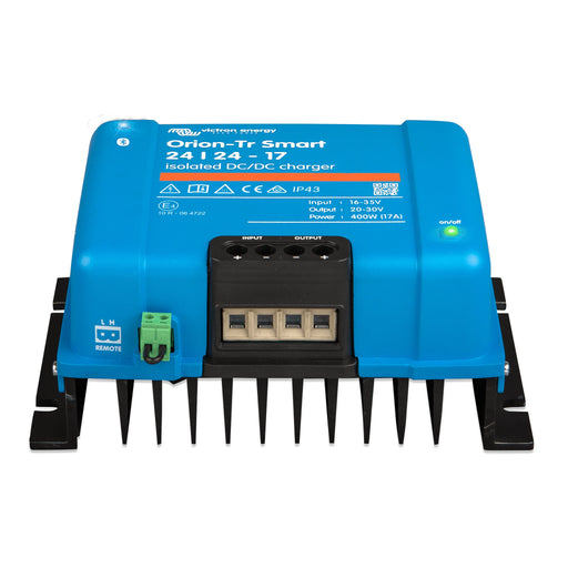 Victron Energy Orion-Tr Smart 24/24-17A DC-DC-laddare, sedd framifrån